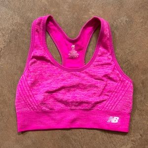 Hot Pink New Balance Sports Bra